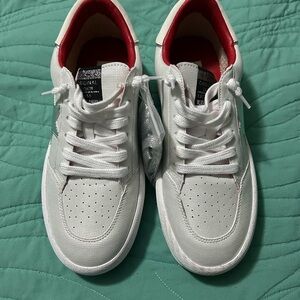 Vintage Havana White and Red Sneakers